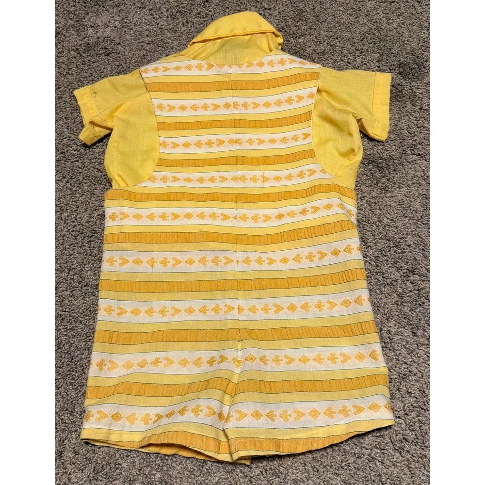 Vintage boys romper set 2 piece 2T